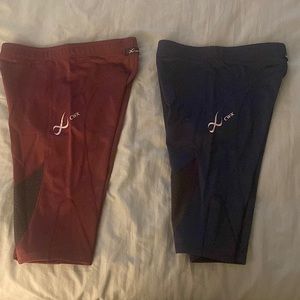 2 pairs CWX size small compression shorts. Like new condition.